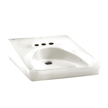 Click here to see American Standard 9141.911.020 American Standard Espresso Lavatory Sink, Wheelchair Accessable, Wall-Mount - 9141.911.020