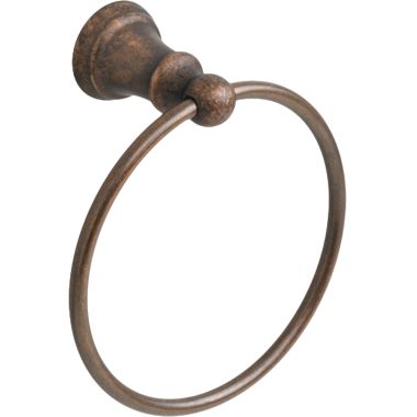 Click here to see American Standard 8337.190.224 American Standard C Series Round Wall Mounted Towel Ring, Metal Constructed, Oil-Rubbed Bronze - 8337190.224