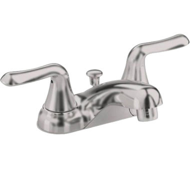 Click here to see American Standard 2275.500.295 American Standard Colony Soft Two Lever Handles Satin Nickel Centerset Lavatory Faucet with 50/50 Pop-Up Drain, 1.2 GPM - 2275.500.295