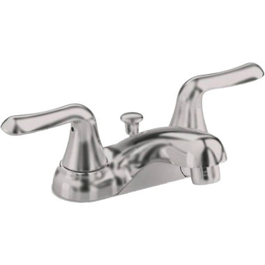 Click here to see American Standard 2275.509.295 American Standard 2275.509.295 Colony Two-Handle Centerset Bathroom Faucet, Satin Nickel