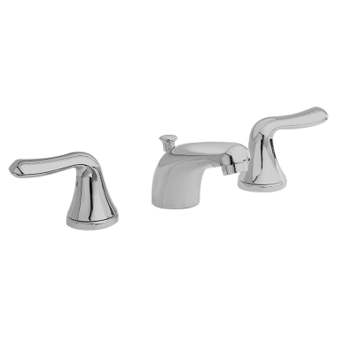 Click here to see American Standard 3875.509.295 American Standard Colony Soft Two Lever Handle Brushed Nickel Widespread Bathroom Faucet with Metal Pop-Up, 1.5 GPM, WaterSense - 3875.509.295
