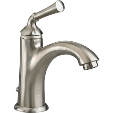 Click here to see American Standard 7415.101.295 American Standard Portsmouth Monoblock Brushed Nickel Lavatory Faucet with Metal Speed Connect Pop-Up Drain, Single-Lever Handle, Lead Free - 7415.101.295