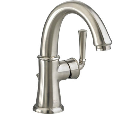 Click here to see American Standard 7420.101.295 American Standard Portsmouth Single Metal Lever Handle Brushed Nickel Lavatory Faucet with Metal Speed Connect Pop-Up Drain, WaterSense Certified - 7420.101.295
