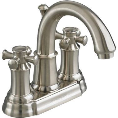 Click here to see American Standard 7420.221.295 American Standard 7420.221.295 Portsmouth Two-Handle Bath Faucet, Brushed Nickel