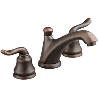 Click here to see American Standard 4508.801.224 American Standard Princeton Two-Handle 8-Inch Low Arc Widespread Oil-Rubbed Bronze Bathroom Faucet, 1.2 GPM, Three-Hole Installation - 4508.801.224