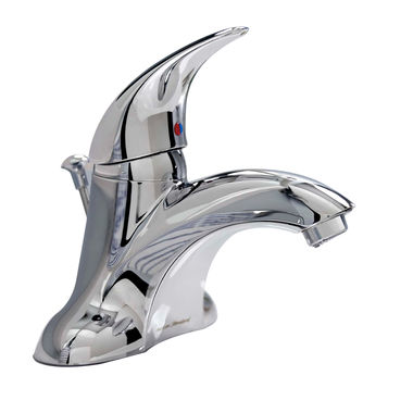 Click here to see American Standard 7385.000.002 American Standard Reliant 3 Single-Handle Centerset Chrome Bathroom Faucet with Speed Connect Pop-Up Drain, 1.2 GPM, Lever Handle - 7385.000.002