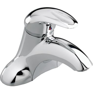 Click here to see American Standard 7385.008.002 American Standard Reliant 3 Single-Handle Centerset Bathroom Faucet, Indexed Metal Lever Handle, 1.2 GPM, Speed Connect Pop-Up Drain, Chrome - 7385.008.002