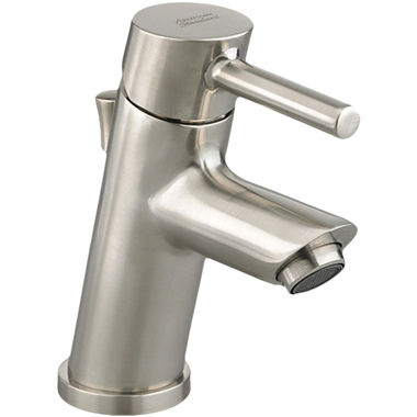 Click here to see American Standard 2064.131.295 American Standard Serin Petite One-Handle Satin Nickel Bathroom Faucet with Metal Speed Connect Pop-Up Drain, Lever Handle, ADA, 1.2 GPM - 2064.131.295
