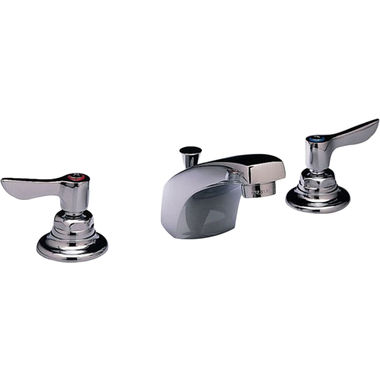 Click here to see American Standard 6500.140.002 American Standard Monterrey Two-Handle Chrome Widespread Bathroom Faucet with Conventional Brass Spout, 1.5 GPM Aerator, WaterSense, Lever Handles - 6500.140.002