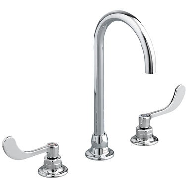 Click here to see American Standard 6540.180.002 American Standard Monterrey Two-Handle Widespread Bathroom Faucet, Laminar Flow, 1.5 GPM, Polished Chrome - 6540.180.002