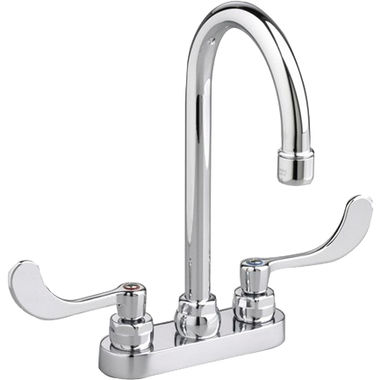 Click here to see American Standard 7502.170.002 American Standard 7502.170.002 Chrome Monterrey Centerset Gooseneck Lavatory Faucet