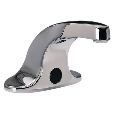 Click here to see American Standard 6055.205.002 American Standard Innsbrook Selectronic Touchless Bathroom Faucet, Battery Powered, Lead-Free, 0.5 GPM, Polished Chrome - 6055.205.002