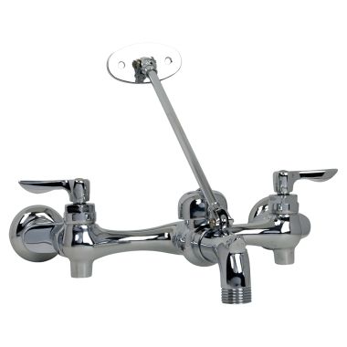Click here to see American Standard 8344.012.002 American Standard Exposed Yoke Wall-Mount Utility Faucet w/ Top Brace, Chrome - 8344.012.002 