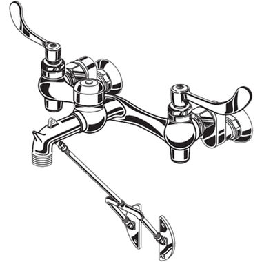 Click here to see American Standard 8355.110.002 American Standard 8355.110.002 Wall Mount Service Sink Faucet with brace, Chrome