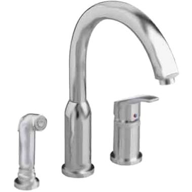 Click here to see American Standard 4101.301.075 American Standard 4101.301.075 Single Control Kitchen Faucet with Hi-Flow Spout