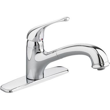 Click here to see American Standard 4175100F15.002 American Standard Colony Soft Single Handle Pull-Out Kitchen Faucet, 1.5 gpm, Chrome - 4175.100F15.002