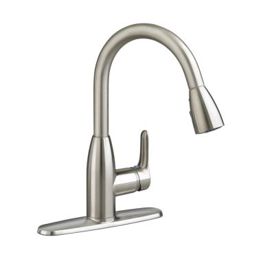 Click here to see American Standard 4175300F15.075 American Standard Colony Soft Single Handle Pull-Down Kitchen Faucet, 1.5 gpm, Stainless Steel  - 4175.300F15.075