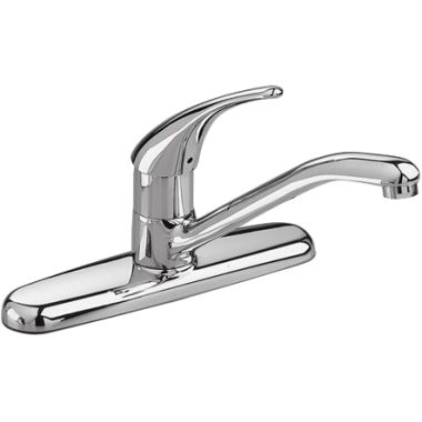 Click here to see American Standard 4175500F15.002 American Standard Colony Single Handle Kitchen Faucet, 1.5 gpm, Chrome - 4175.500F15.002