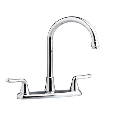 Click here to see American Standard 4275.550.002 American Standard Colony Soft Two-Handle Kitchen Faucet, Gooseneck Spout, Lever Handles, Chrome - 4275.550.002