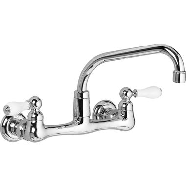 Click here to see American Standard 7298.252.002 American Standard New Heritage Wall-Mount Kitchen Faucet, Chrome - 7298.252.002