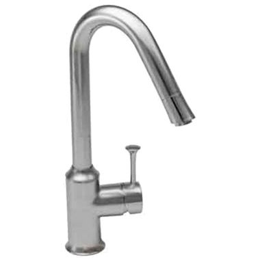 Click here to see American Standard 4332.001.075 American Standard Pekoe Single Handle Kitchen Faucet, Hi-Flow Spout, Stainless Steel - 4332.001.075