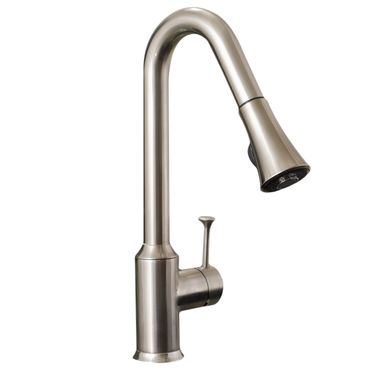 Click here to see American Standard 4332.300.002 American Standard Pekoe Single Handle Pull-Down Kitchen Faucet, Chrome - 4332.300.002