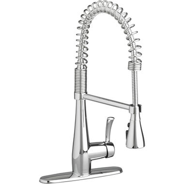 Click here to see American Standard 4433.350.002 American Standard Quince Single Handle Semi-Pro Pull-Down Kitchen Faucet, Chrome - 4433.350.002