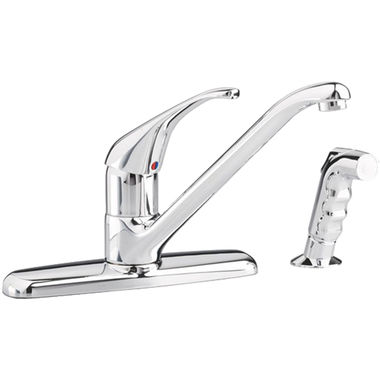 Click here to see American Standard 4205.001.002 American Standard Reliant Single Handle Kitchen Faucet w/ Side Spray, Chrome - 4205.001.002