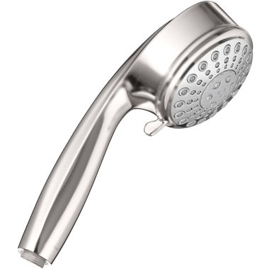 Click here to see American Standard 1660.637.295 American Standard Modern Five-Function Hand Shower, 2.5 GPM, Ergonomic, Easy Clean Spray Nozzles, PVD Satin Nickel - 1660.637.295