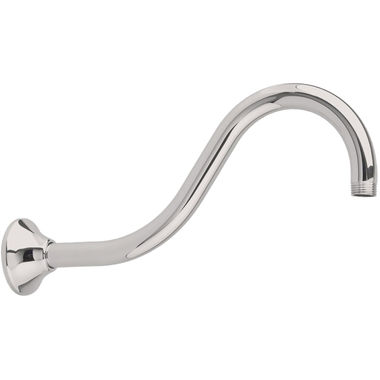 Click here to see American Standard 1660.198.295 American Standard 1660.198.295 12-Inch Wall Mount Shepherd's Crook Shower Arm with 1/2-Inch NPT Thread, Satin Nickel