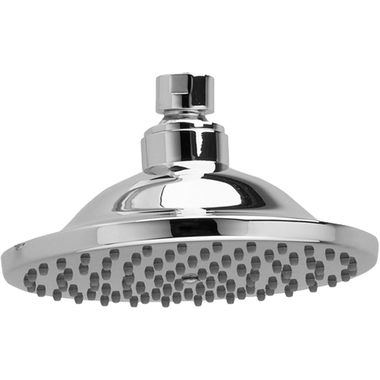 Click here to see American Standard 1660.660.002 American Standard 6in Traditional Single-Function Rain Shower Head, 2.5 GPM, Easy Clean Spray Nozzles, Brass, Polished Chrome - 1660.660.002