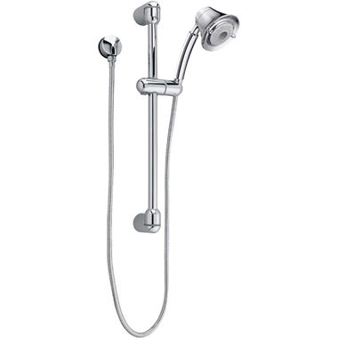 Click here to see American Standard 1662.743.002 American Standard FloWise Transitional Shower System Kit, Chrome, 3-Function, 1.5 GPM, WaterSense - 1662.743.002 