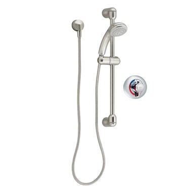 Click here to see American Standard 1662.601.002 American Standard 1662.601.002 Fixed Handshower Shower System Kit with Valve and Trim, Polished Chrome
