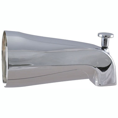 Click here to see American Standard 8888.026.002 American Standard Universal 4-3/4in Polished Chrome Slip-On Diverter Tub Spout for 1/2in Copper Water Tube, Metal Construction - 8888.026.002