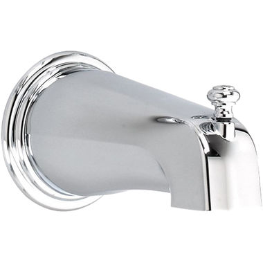 Click here to see American Standard 8888.055.002 American Standard Deluxe 4-Inch Polished Chrome Diverter Tub Spout, Wall-Mount, 5-1/8in Spout Reach - 8888.055.002