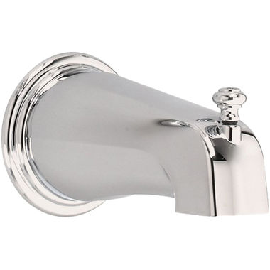 Click here to see American Standard 8888.055.295 American Standard Deluxe 4-Inch Satin Nickel  Diverter Tub Spout, Wall-Mount, 5-1/8in Spout Reach - 8888.055.295