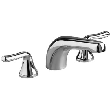 Click here to see American Standard T975.500.002 American Standard Colony Deck-Mount Two-Handle Polished Chrome Tub Filler Trim Kit, Lever Handles - T975.500.002