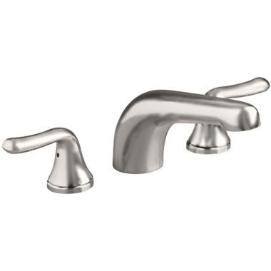 Click here to see American Standard T975.500.295 American Standard Colony Deck-Mount Two-Handle Satin Nickel Tub Filler Trim Kit, Lever Handles - T975.500.295