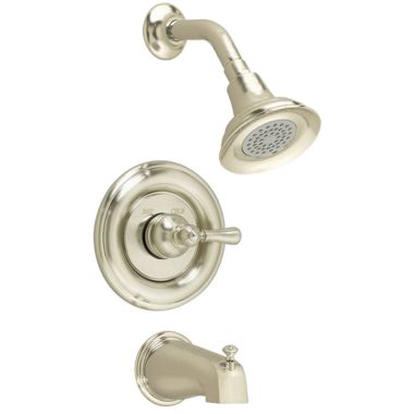 Click here to see American Standard T215.730.295 American Standard T215.730.295 Hampton Bath/Shower Trim Kit,  Satin Nickel