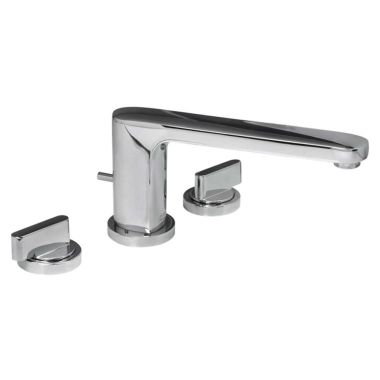 Click here to see American Standard 2506.920.002 American Standard Moments Deck-Mount Two-Hnadle Polished Chrome Tub Filler, Lever Handles - 2506.920.002