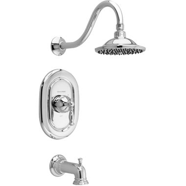 Click here to see American Standard T440.502.295 American Quentin 2.5 GPM Brushed Nickel Tub and Shower Trim Kit with 6