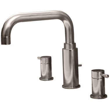 Click here to see American Standard 2064.900.295 American Standard 2064.900.295 Satin Nickel Serin Deck-Mount Tub Filler