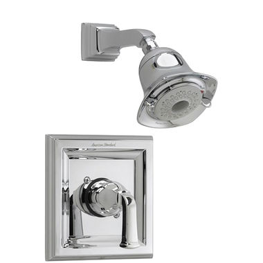 Click here to see American Standard T555.527.224 American Standard Town Square Shower Faucet with 3-Function FloWise Showerhead, Trim Only, 2 GPM, Oil Rubbed Bronze - T555.527.224