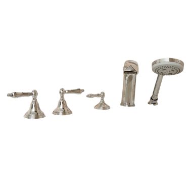 Click here to see American Standard 9FHS-CH American Standard 9FHS-CH Triple Handle Roman Tub Filler, White