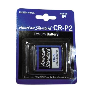 Click here to see American Standard A923654-0070A American Standard A923654-0070A 6-Volt Lithium-Ion Selectronic Battery