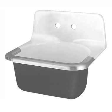 Click here to see American Standard 7692.008.020 American Standard 7692.008.020 White Lakewell Enameled Cast Iron Service Sink