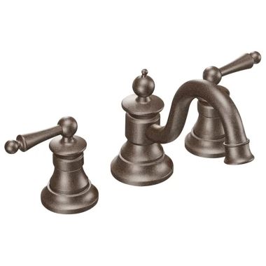 Click here to see Moen TS418ORB Moen TS418ORB Waterhill Two-Handle High Arc Bathroom Faucet, Oil Rubbed Bronze