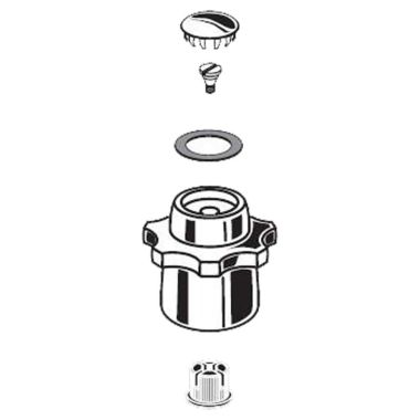 Click here to see American Standard 012677-0020A American Standard 012677-0020A Polished Chrome Metal Crown Handle