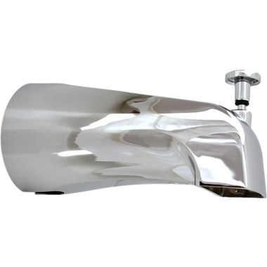 Click here to see American Standard 022635-0020A American Standard Polished Chrome 5in Tub Spout with Diverter, 1/2-14in IPS, Wall-Mount Installation - 022635-0020A