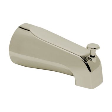 Click here to see American Standard 022650-2950A American Standard Brushed Nickel Diverter Slip-On Tub Spout, Durable Brass Construction, 5in Projection From Wall - 022650-2950A